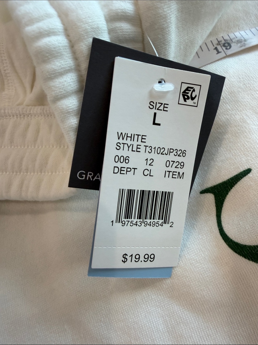 Grayson Threads White Sweatshirt & Joggers Set with Green "STAY LUCKY" Print - Picture 6 of 10